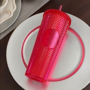 Starbucks Pink Tumbler with Straw
